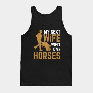 Funny Horse Farm Horseman Horseback Riding Gift Tank Top